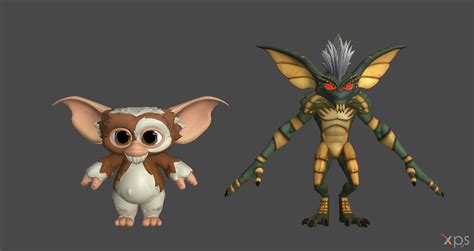 Gizmo and Stripe (Gremlins/MV) for XPS/FBX by Jorn-K-Nightmane on ...