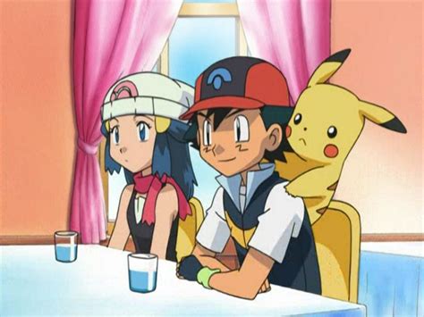 Ash and Dawn | Ash and dawn, Pokemon characters, Pokemon