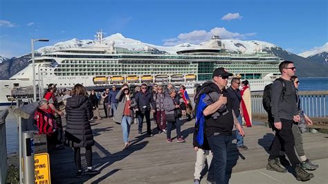 First cruise ship in 3 years docks in Haines, where residents worry ...