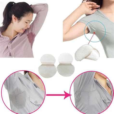 10pair /Set Oxter Sweat Pads Antiperspirant Underarm Sweat Pads Armpit ...