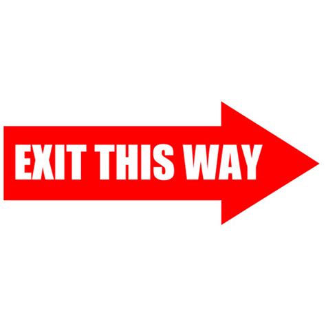 Exit Sign This Way