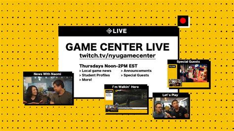 Game Center LIVE - NYU | Game Center