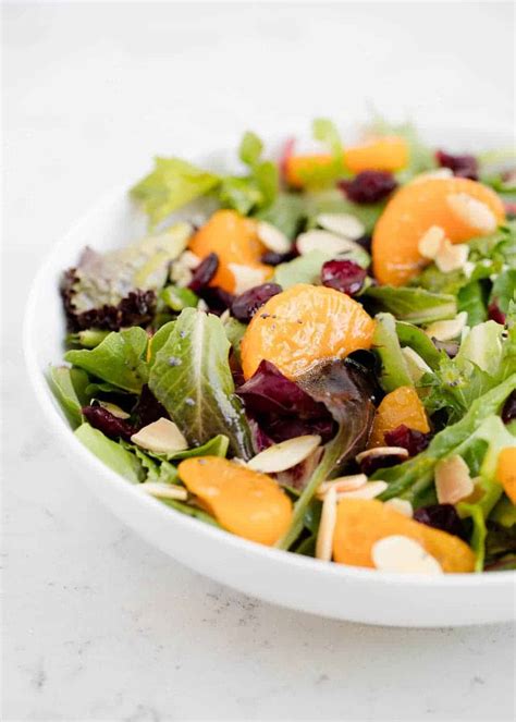 Mandarin Orange Salad w/ Orange Vinaigrette - I Heart Naptime