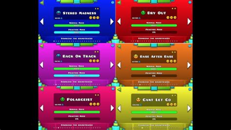 Create a Geometry Dash Levels Tier List - TierMaker