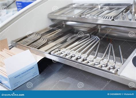 Instruments for Cardiothoracic and Vascular Surgery in a Steel Tray ...