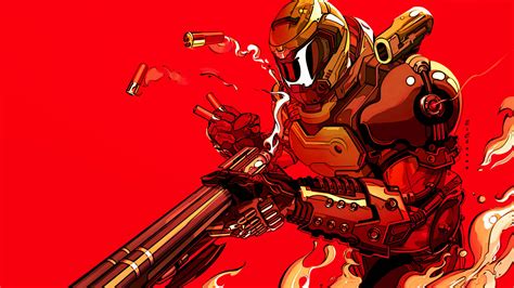 Download Doomguy Eternal Fan Art Wallpaper | Wallpapers.com