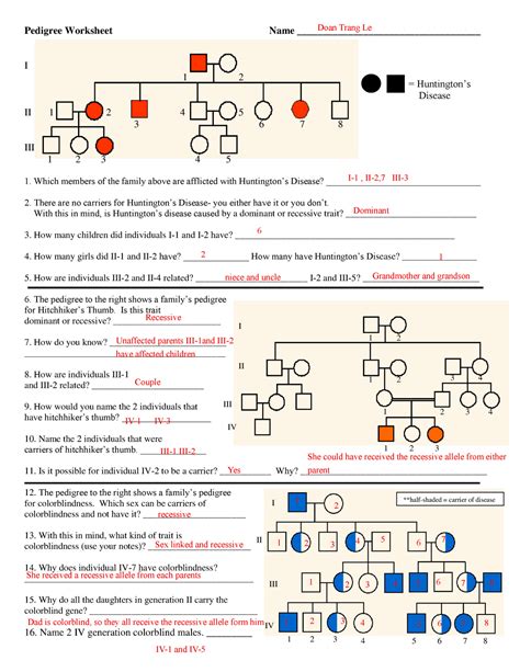 Kami Export - Doan Trang Le - Pedigree worksheet - Pedigree Worksheet ...