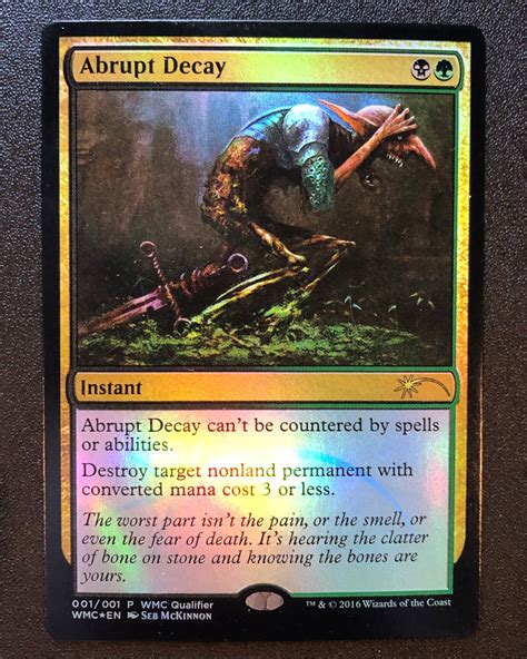 Abrupt Decay (FOIL) - MTG Proxy Promo - Proxy King