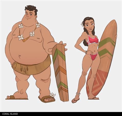 Coral Island Character Concepts by ioanin on DeviantArt