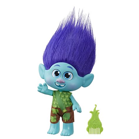 DreamWorks Trolls World Tour Toddler Branch, Removable Outfit, Comb ...