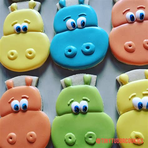 Hungry hungry hippos first birthday cookies! #customcookies # ...