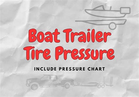 Boat Trailer Tire Pressure - Tiires