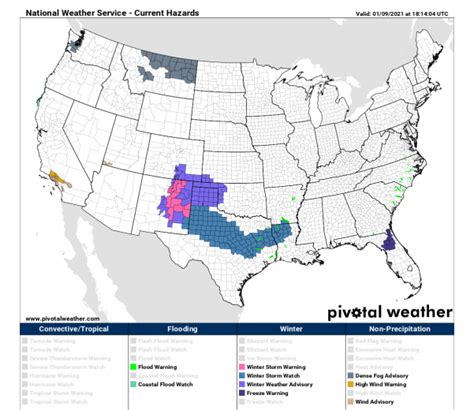 Winter storm watch for Texas as snow is forecast to spread towards the ...