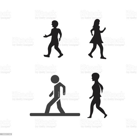 Walk Logo Vector Stock Illustration - Download Image Now - Active ...