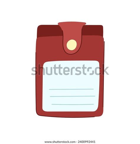 Name Id Card Cartoon Access Pass Stock Vector (Royalty Free) 2400992441 ...