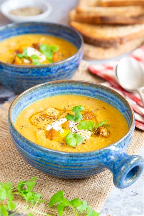 Easy Roasted Swede Soup (Rutabaga Soup) - Helen's Fuss Free Flavours