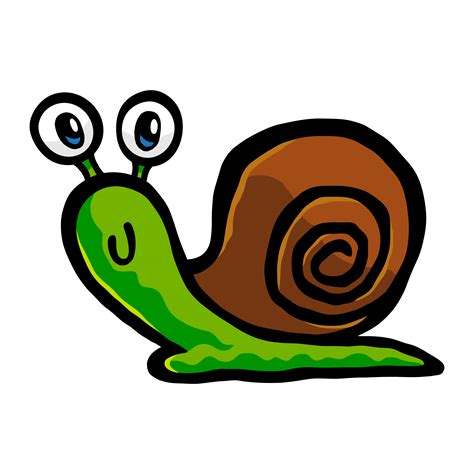 Snail cartoon illustration 546189 Vector Art at Vecteezy