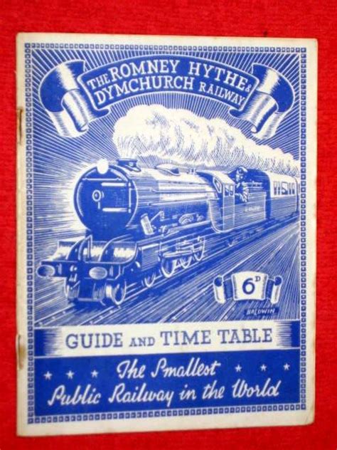 Romney, Hythe & Dymchurch Railway Guide & Timetable, 1946, The Smallest ...