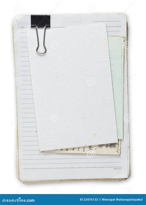 Old notepad stock image. Image of space, clipping, information - 23476133