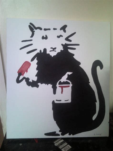 Banksy Rat by brendanjamescarey on DeviantArt