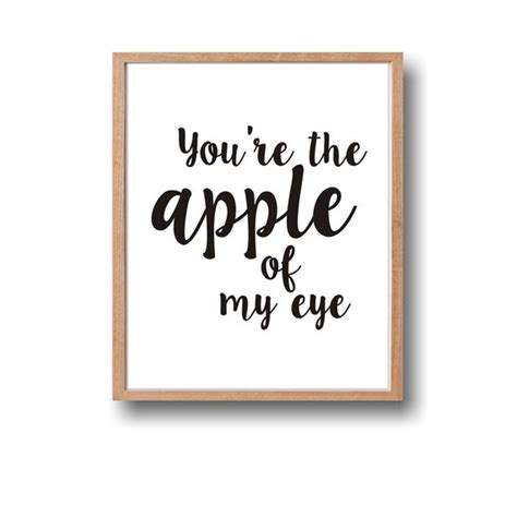 You are The Apple Of My Eye Instant Download by Paffle on Etsy