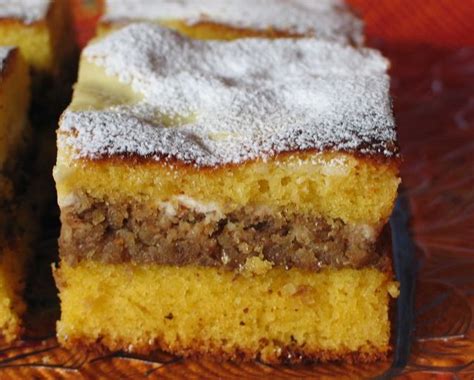 Zdigana koruzna zlevanjka z orehima…. | Recipe | Food, Desserts, Ethnic ...