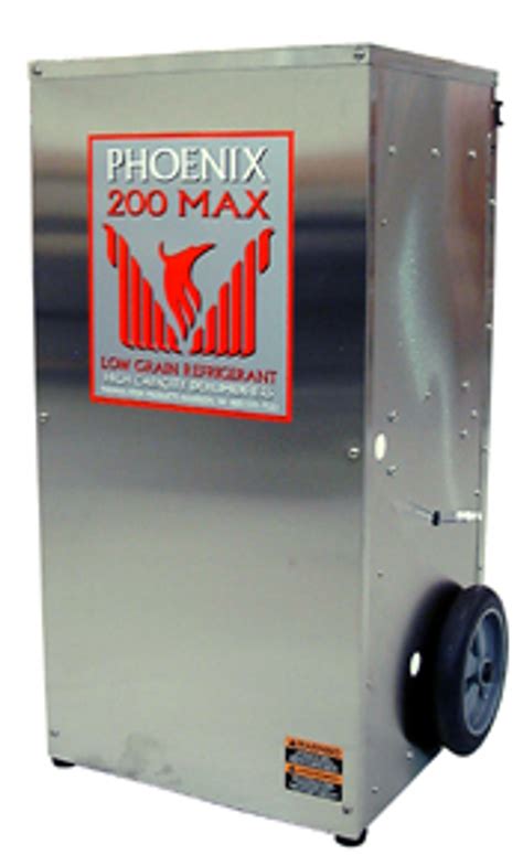 PHOENIX 200 MAX - LGR DEHUMIDIFIER - Clean Quest Products