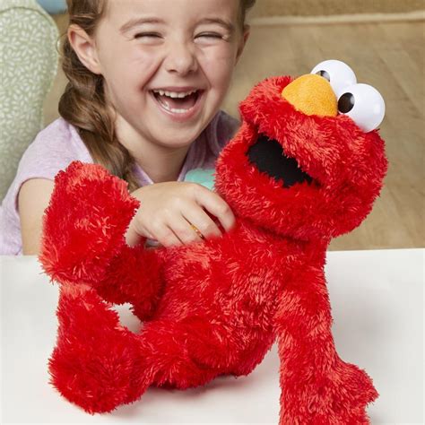 Sesame Street Tickliest Tickle Me Elmo Laughing, Talking, 14-Inch Plush ...