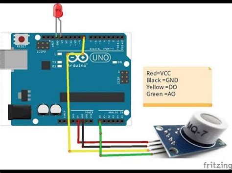 MQ7 gas sensors with Arduino - YouTube