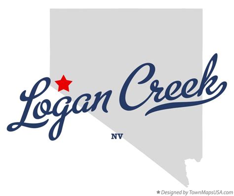 Map of Logan Creek, NV, Nevada