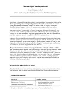 Haematoxylin staining methods - immunologie … / haematoxylin-staining ...