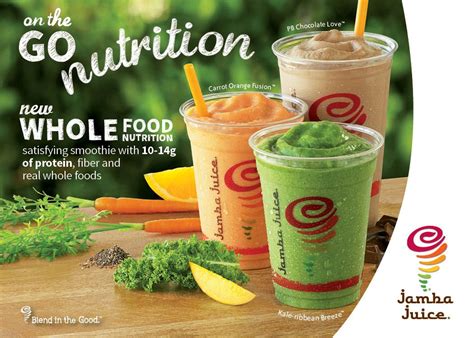 Jamba Juice Amazing Greens Nutrition - Nutrition Pics