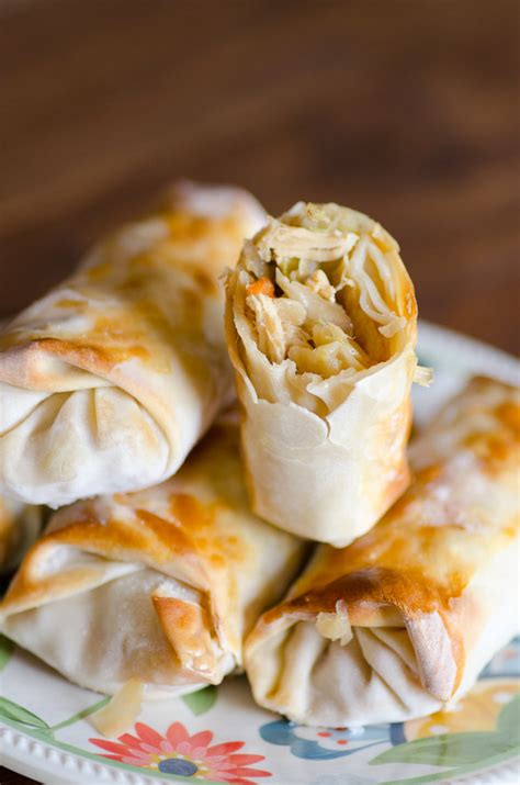 Easy Baked Chicken Egg Rolls (Freezer Friendly!)