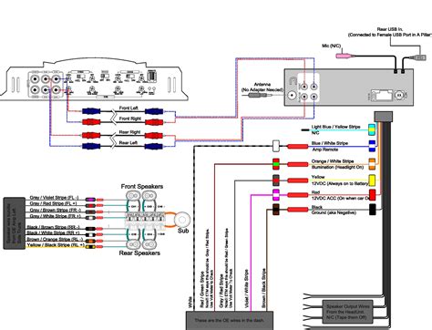 Wiring Diagram For A Pioneer Car Stereo