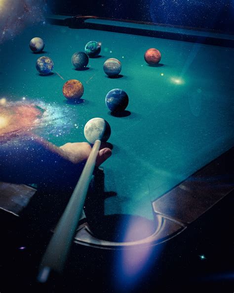 Wall Art Print Billiards game and planetary balls | Gifts & Merchandise ...