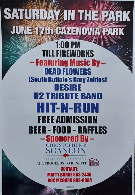 Saturday in the Park | Cazenovia Park Buffalo | June 17, 2023