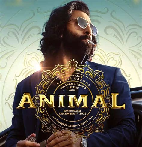 Ranbir Kapoor looks suave in new poster of 'Animal'; fans hail it as ...