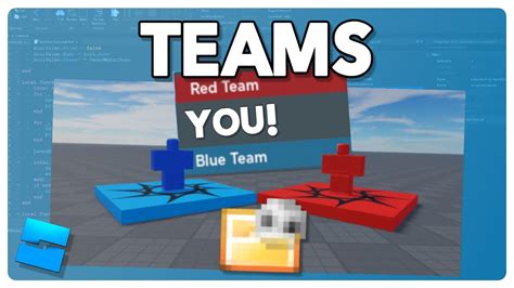 How to Make TEAMS in Roblox Studio... - YouTube