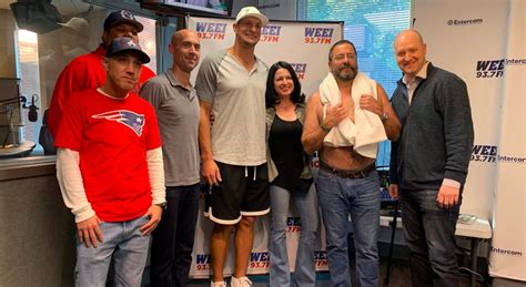 Photos: Rob Gronkowski joins The Greg Hill Show in studio | WEEI