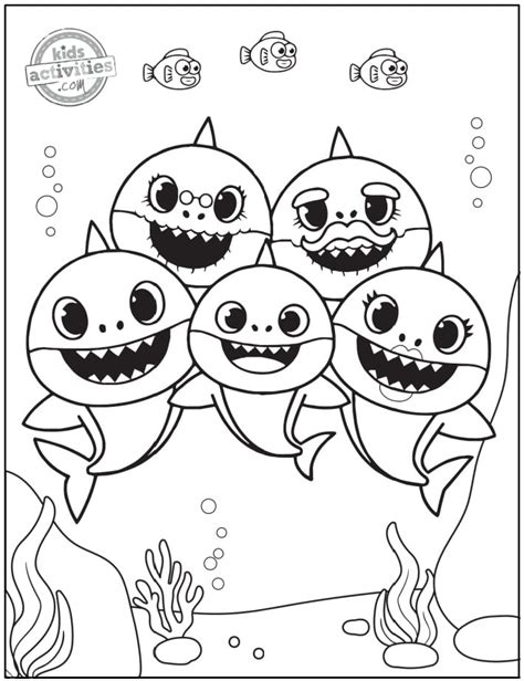 Free Sharks Coloring Pages