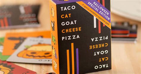 Taco Cat Goat Cheese Pizza Card Game - Halloween Edition Just $9.99 on ...