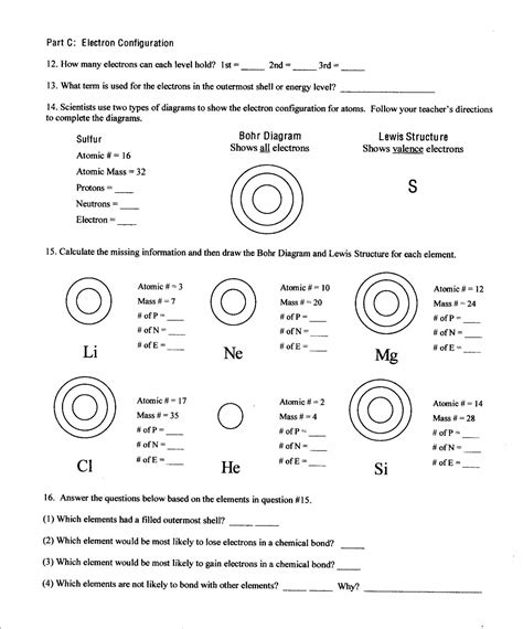 Ionic And Covalent Bonding Worksheet