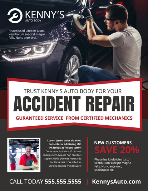 Free Auto Repair Flyer Templates