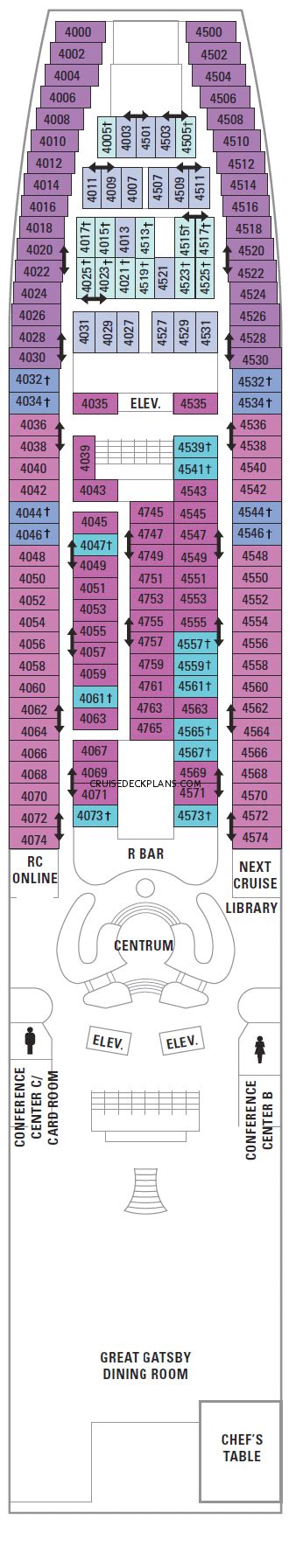 Grandeur Of The Seas Deck Plan 2