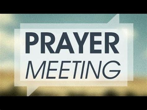 Prayer Meeting Songs live 19/05/2020 - YouTube