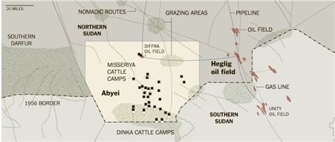 The Tough Task of Defining Sudan’s North-South Border - Map - NYTimes.com