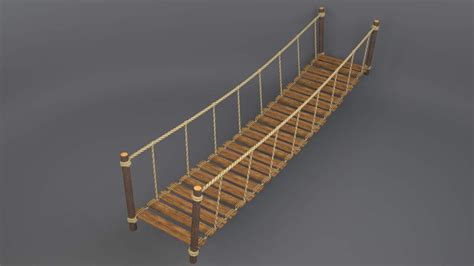 Rope Bridge - 3D Model by Daront