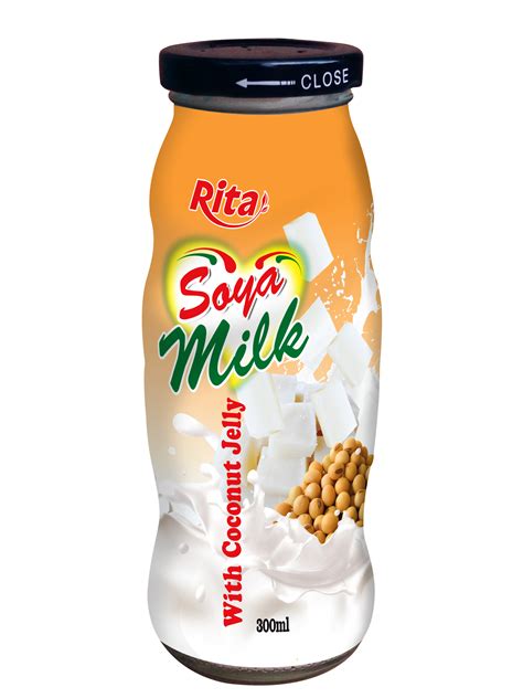 Soya Milk with Coconut Jelly - Private label beverages