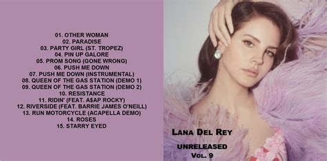 Lana Del Rey - Unreleased, Vol. 9 (2019) CD - The Music Shop And More