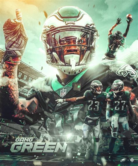 NFL Art | Gang Green | Philadelphia Eagles on Behance | Philadelphia ...